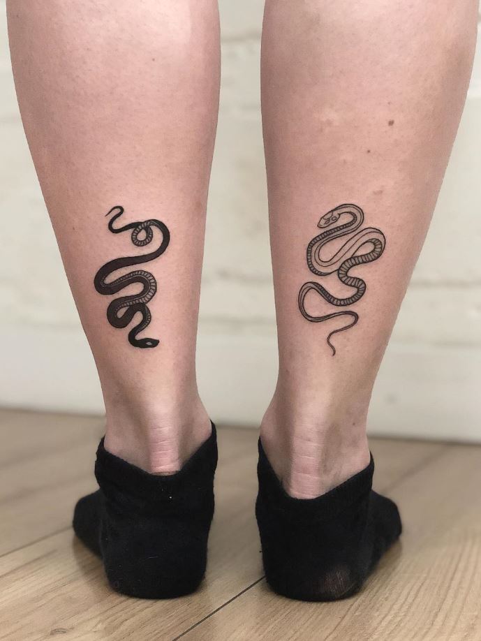 Couple Snakes Tattoo