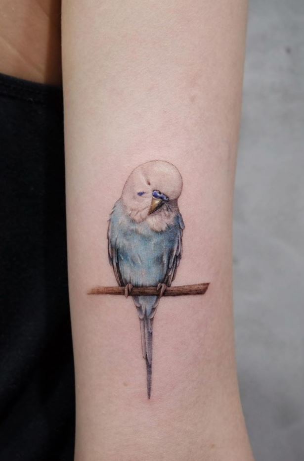 Cute Bird Tattoo