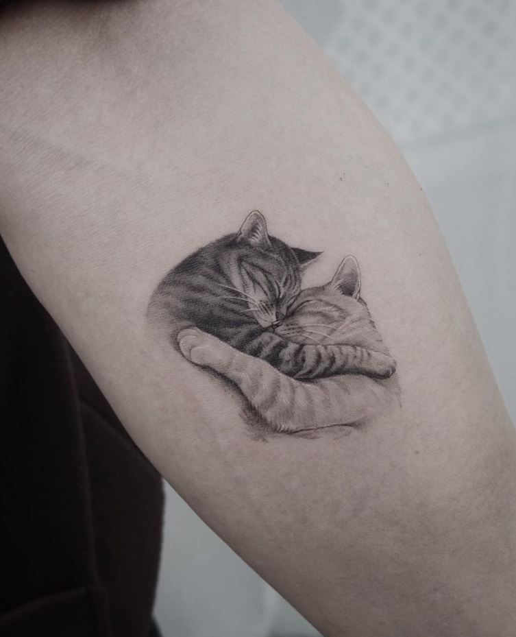 Love Cats Tattoo