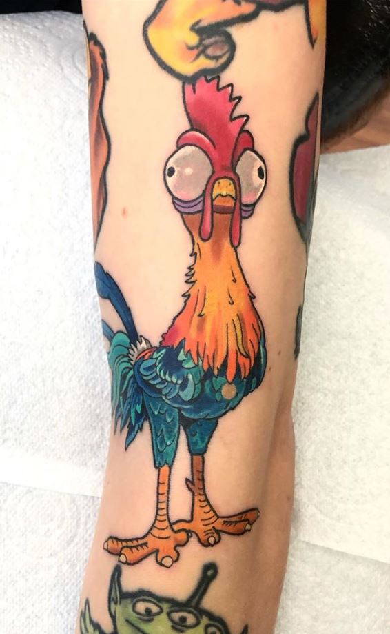 Heihei Chicken Tattoo - TattooLopediaTattooLopedia