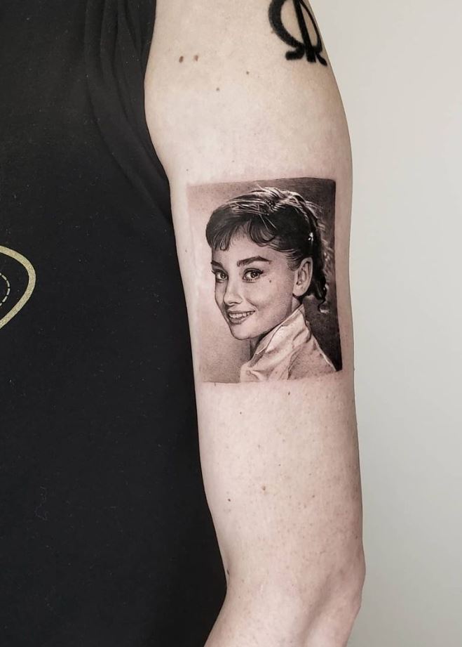Audrey Hepburn Tattoo