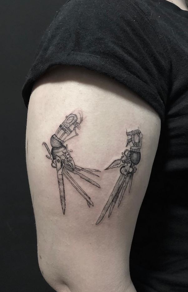 Edward Scissorhands Tattoo