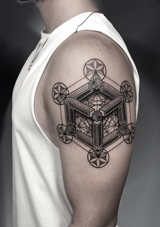 Metatron's Cube Tattoo