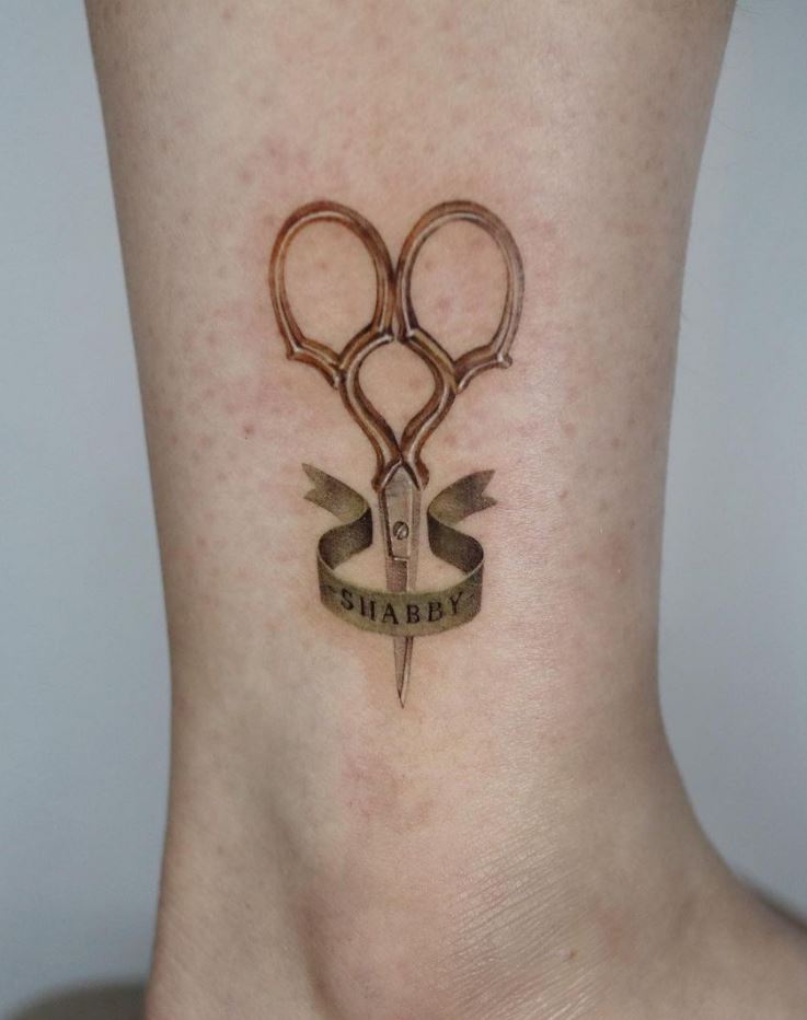 Scissors Tattoo