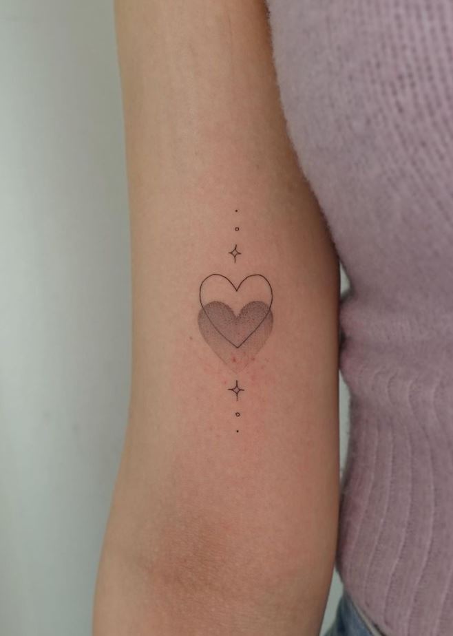 Tiny Hearts Tattoo