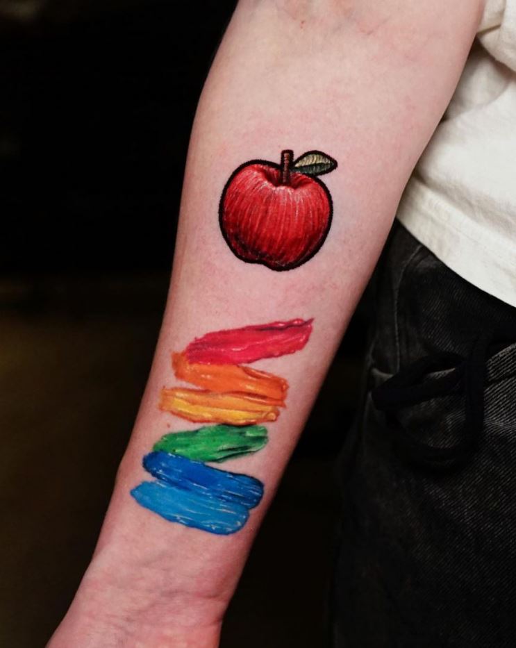 Apple Patch Tattoo
