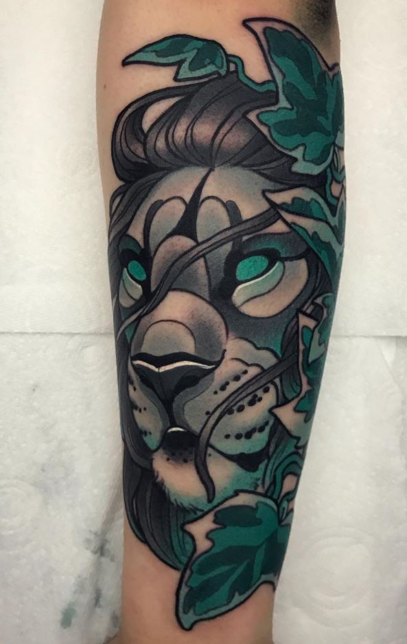 Awesome Lion Tattoo