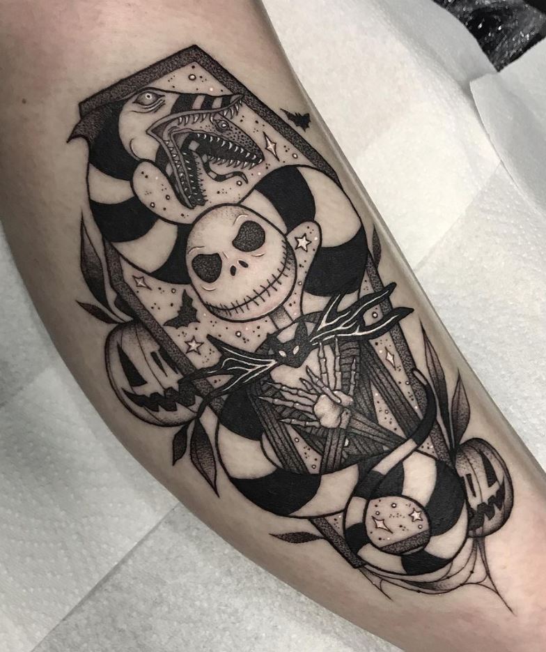 Update more than 82 simple nightmare before christmas tattoos super hot   thtantai2