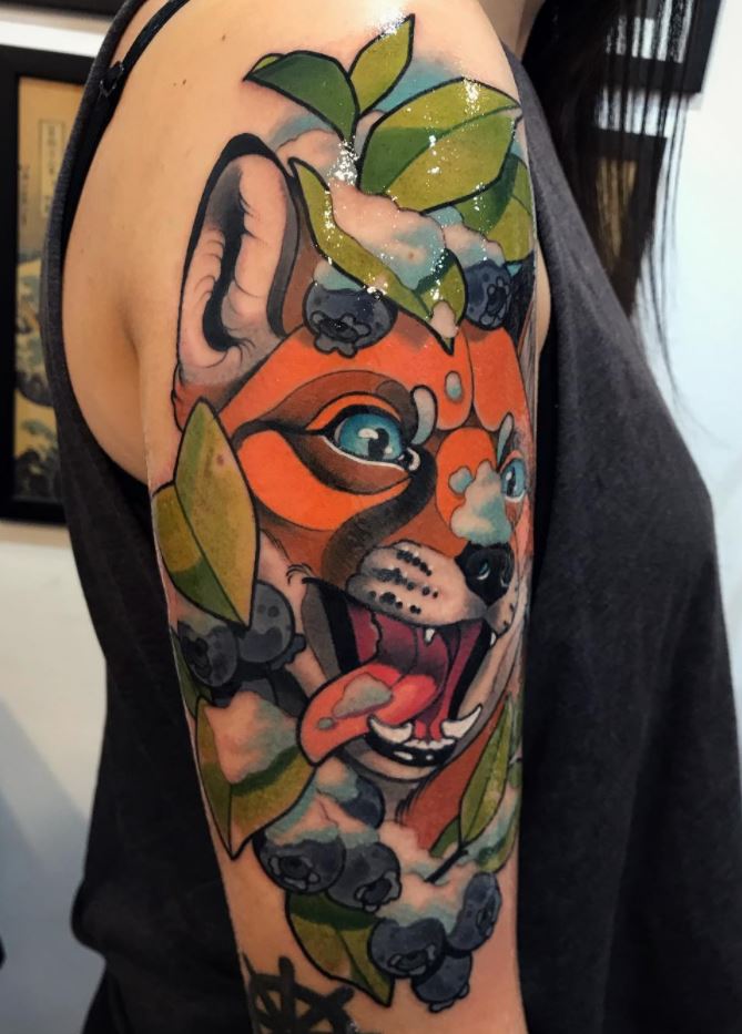 Remarkable Fox Tattoo
