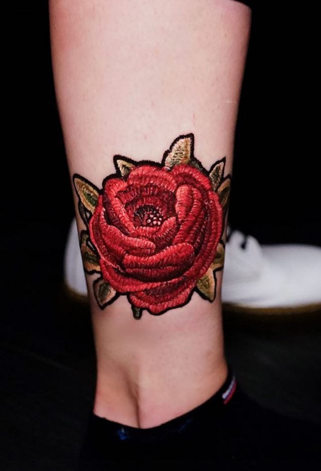 Rose Patch Tattoo