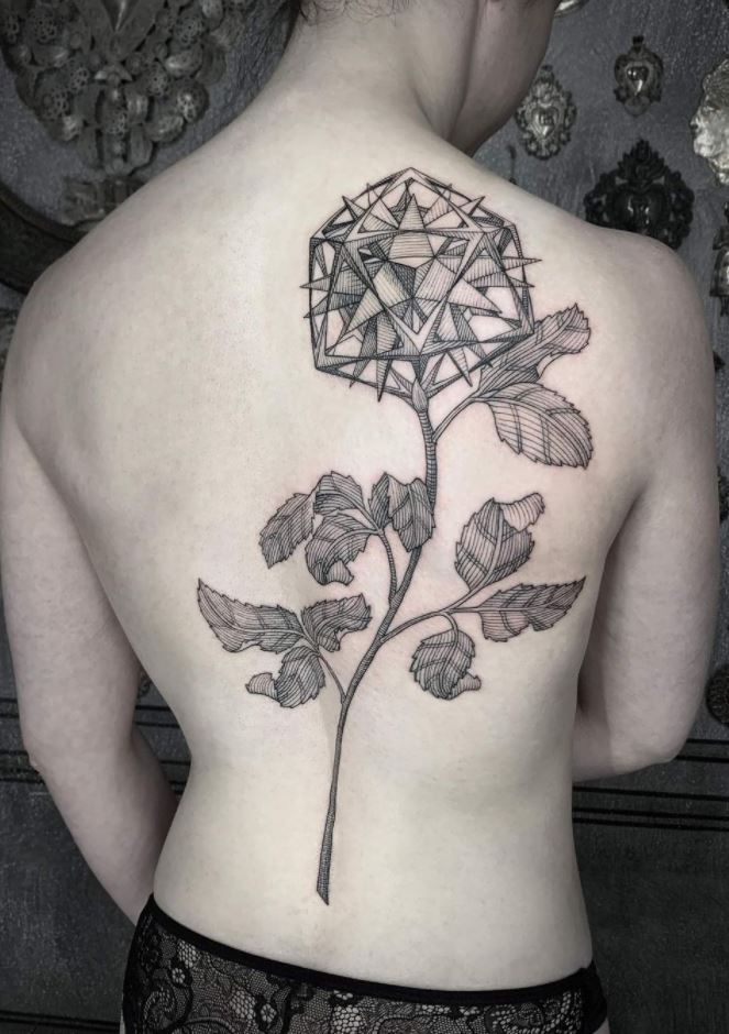 Utopian Rose Tattoo