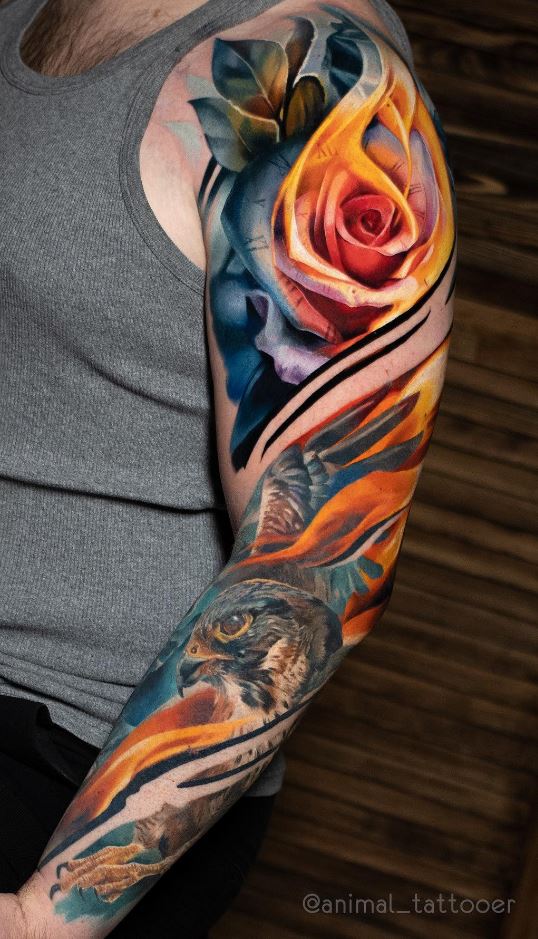 Amazing Arm Sleeve Tattoo